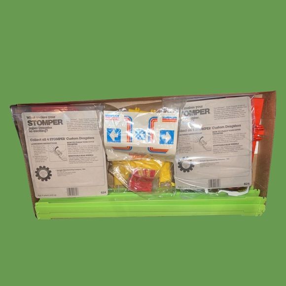 RARE NEW Vintage 1984 Schaper Stomper Super Dragster Raceway Set COMPLETE - Picture 6 of 8